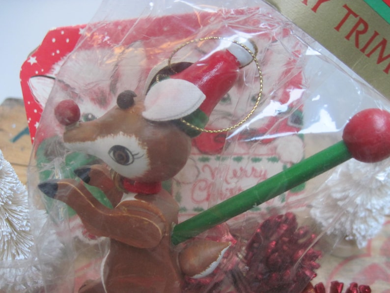 Vintage Kurt Adler Rudolph the Red Nosed Reindeer Unicycle Ornament ...