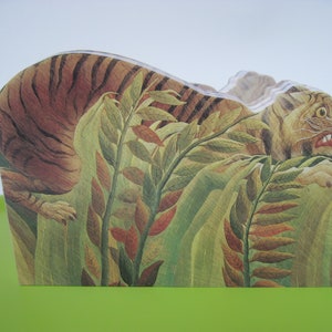Vintage Henri Rousseau Tiger in a Tropical Storm Surprised Paper Note Pad National Gallery