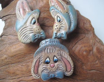 Vintage Cute Rabbit Drawer Knob Pulls