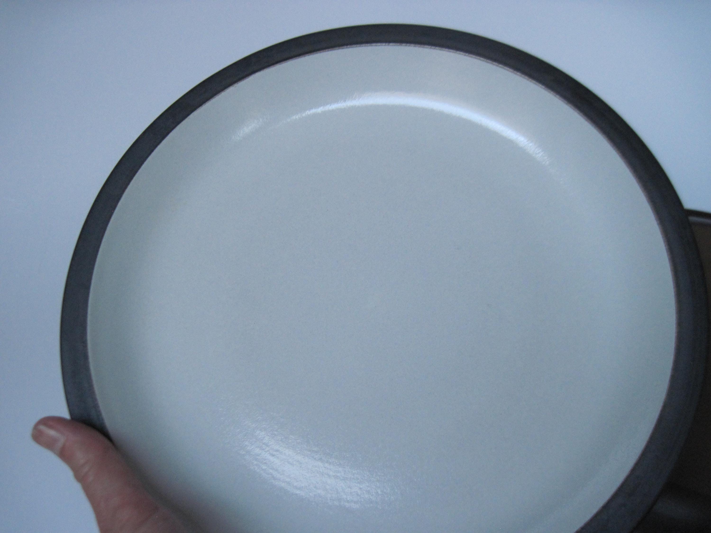 Vintage Heath Ceramics Gourmet Rim Line Plates White and Sand - Etsy