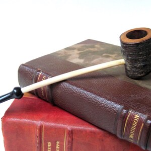 Vintage Ropp Pipe Bone and Cherry Wood Made in France