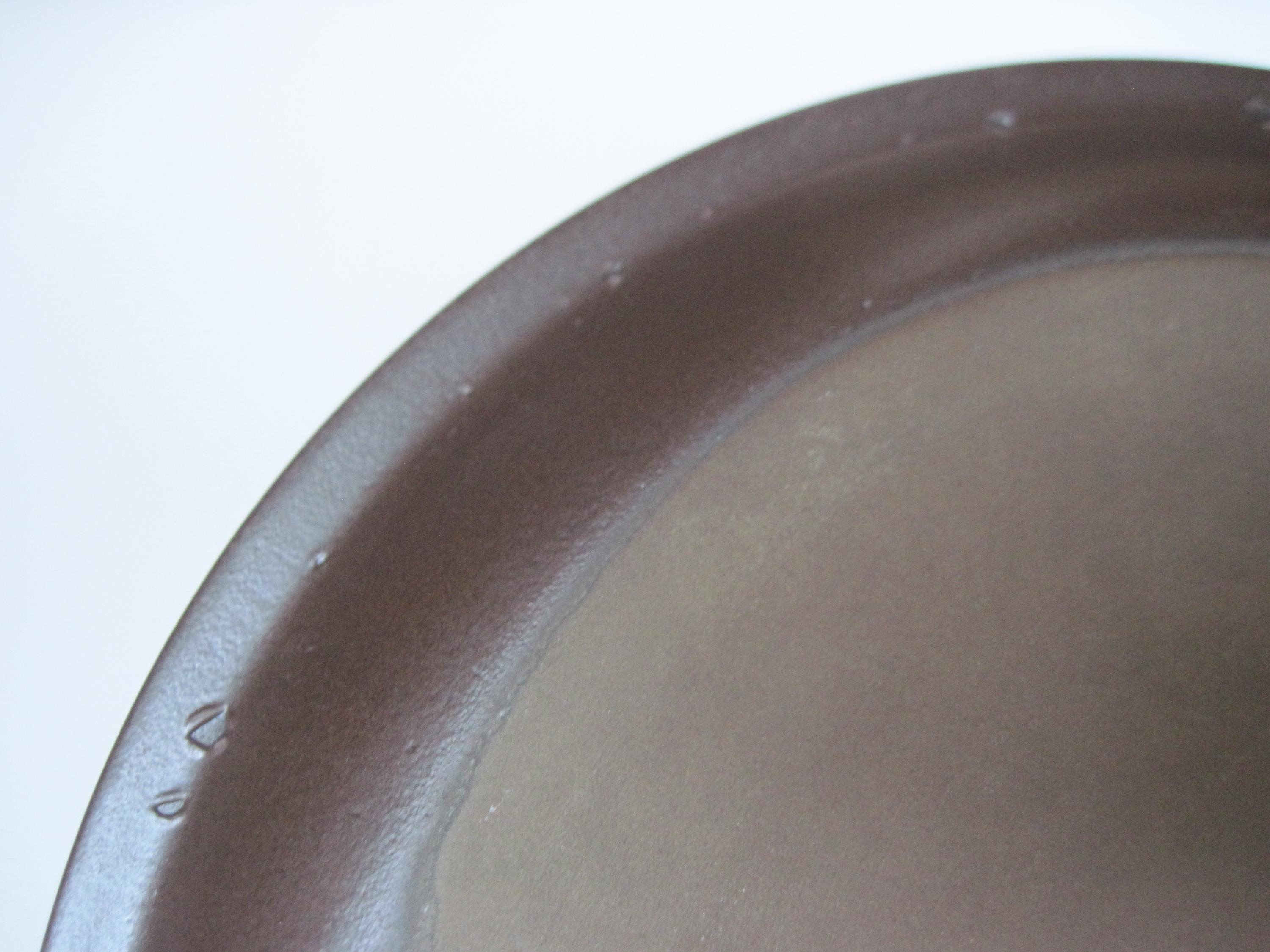 Vintage Heath Ceramics Gourmet Rim Line Plates White and Sand - Etsy