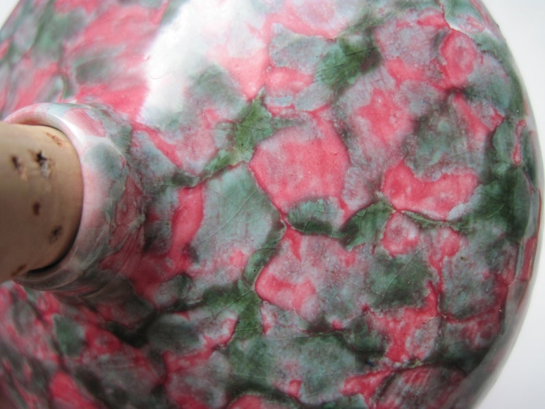 Vintage Pottery Perfume Jar Made in France Etsy