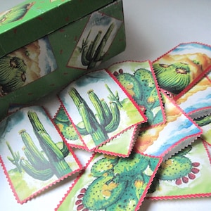 Vintage Primal Gallery Cactus String Light Set NIB