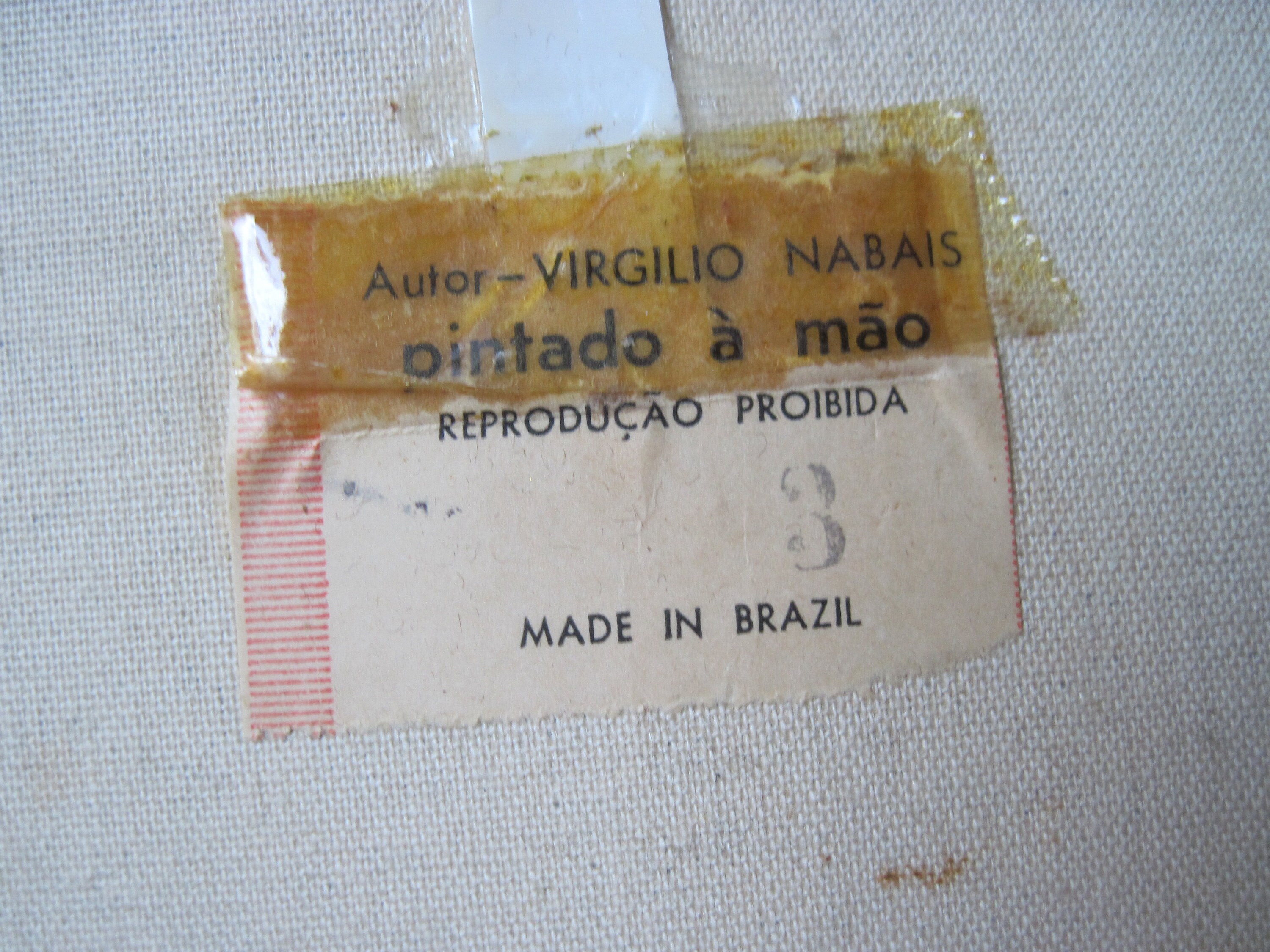 Vintage Virgilio Nabais Art Work Brazil - Etsy 日本