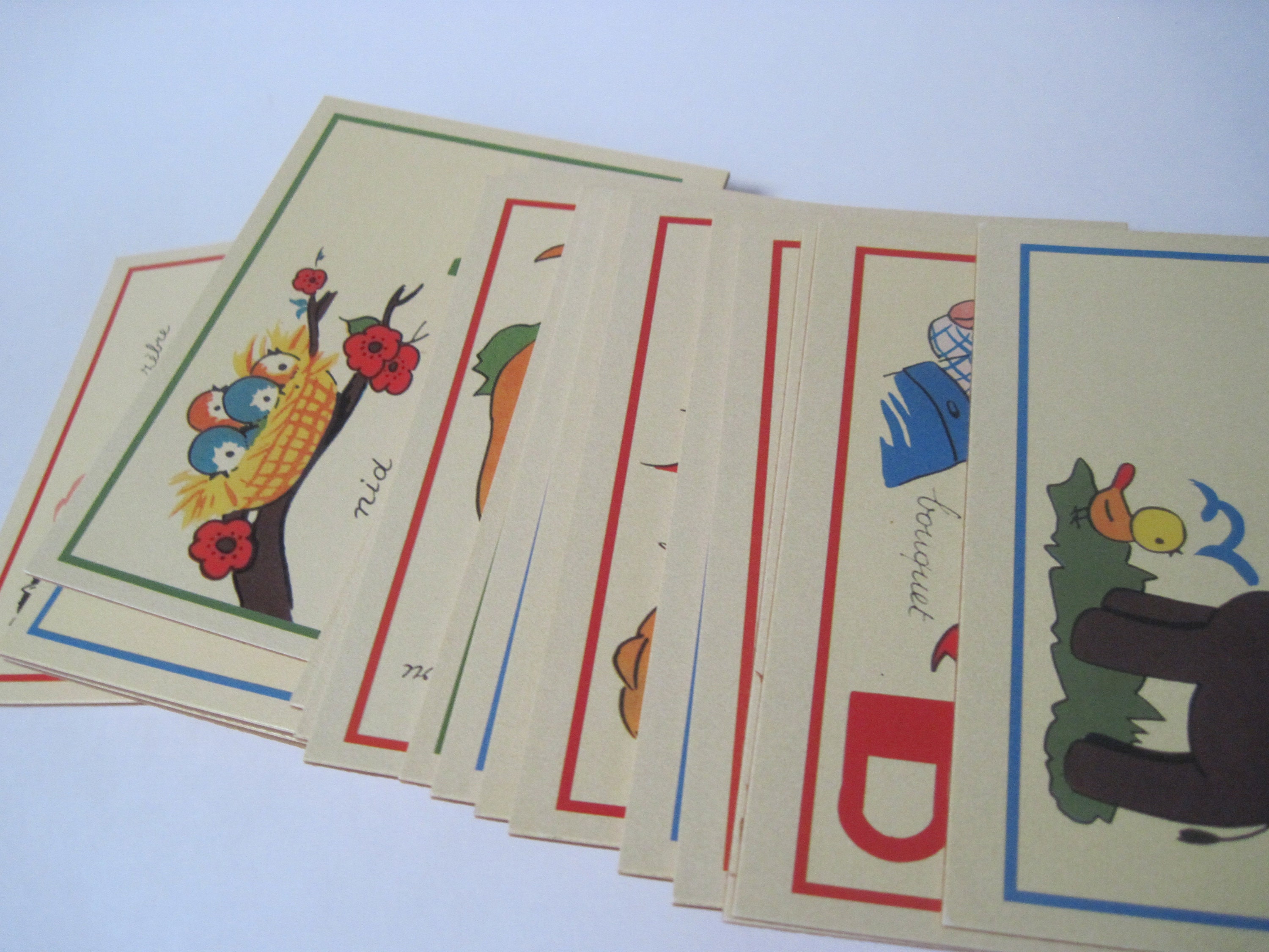 Lot De Cartes Pour Enfants Dessinés à La Main | Vecteur Gratuite