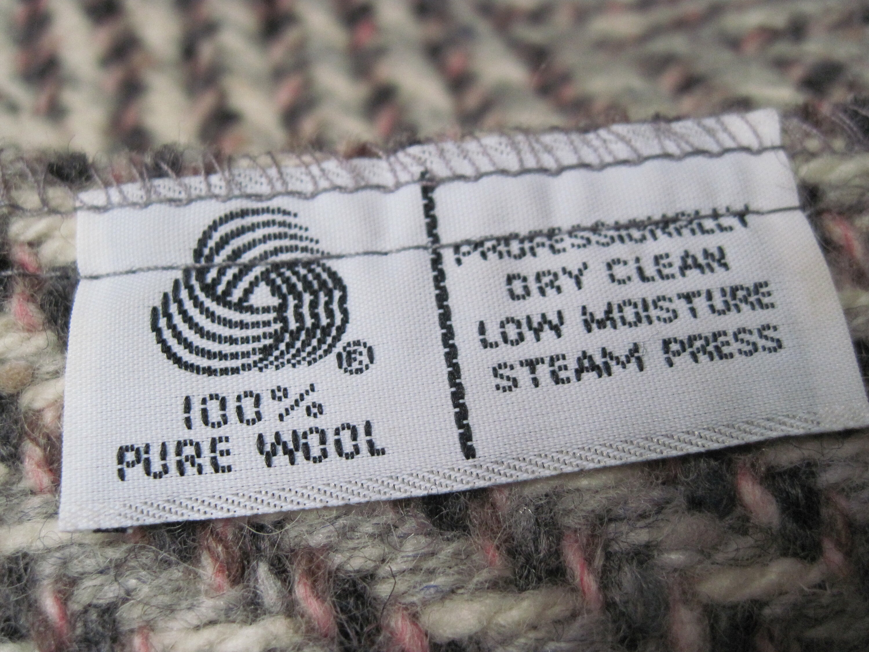 LOUIS VUITTON 401910 Chevron stripe Logo pattern Scarf wool