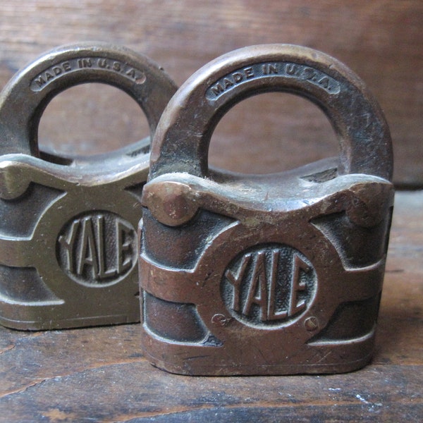 Antique Yale Padlocks With Keys