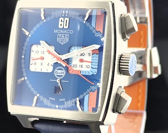 Vintage TAG Heuer Monaco Automatic Chronograph Stainless Steel Watch