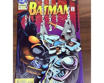 Batman #502 Knightquest The Crusade december 1993 DC Comics met mouw + bord