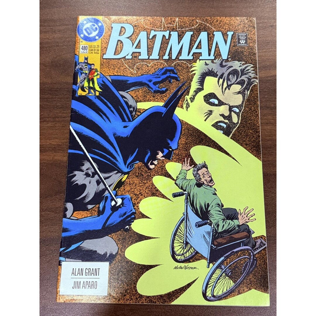 Batman #480 Vol. 1 1992 DC Comics W/ Sleeve + Board - Etsy
