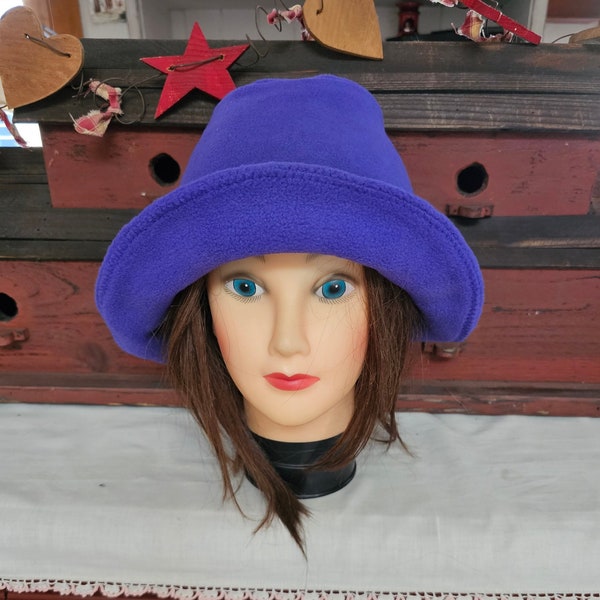 Beanie Hat Womens Slouchy Beanie Winter Fleece Hat Cloche Foldable Bucket Hat Chemo Cap Gardening Gift For Her