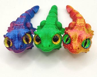 Mini Articulated Gecko | 3D Printed