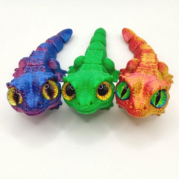 Gelede minigekko | 3D-geprint