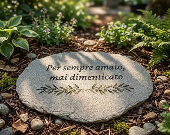 Personalized stone - Custom Stone. Choice of Stone with your own message, saying or quote printed on it. Memorial Gift - Memorial Stone
