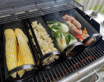 MyGrillie 2-Pack - The Greatest Grilling Device Ever - Grill Veggies, Fish, Meat the EZ way the Grillie way