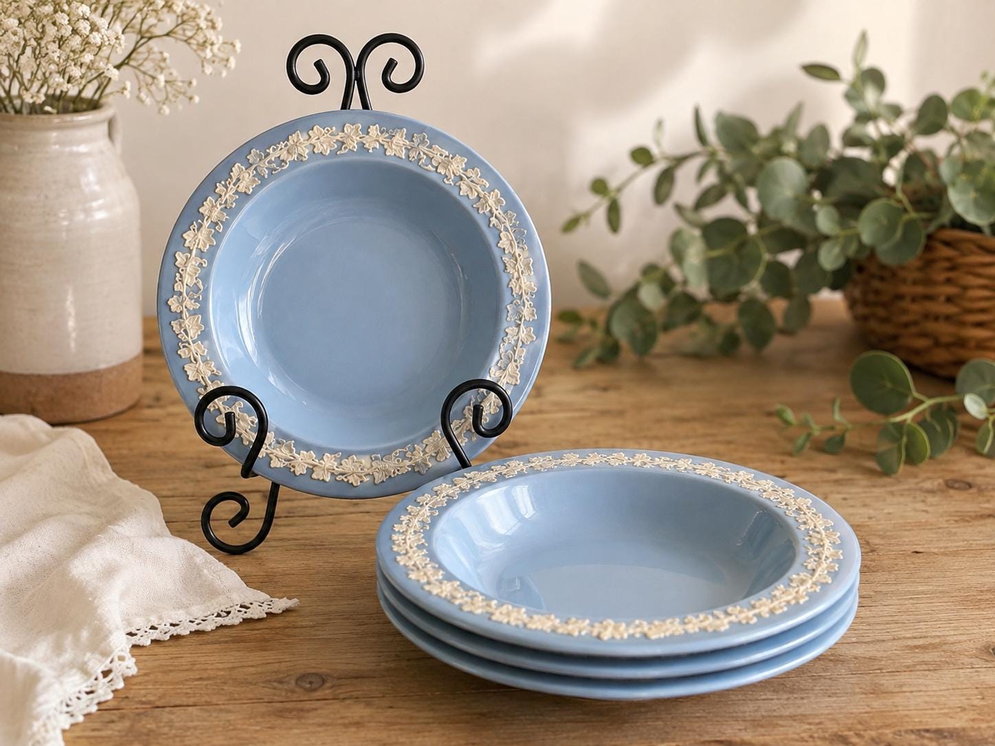 Wedgwood Queensware Dinner Set - Etsy