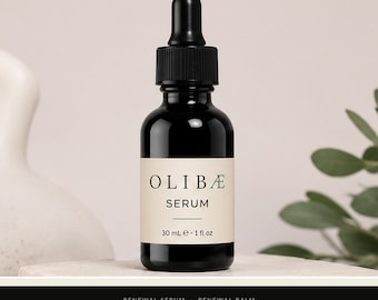 Botanisches Gesichtsöl-Serum - Frankincense, Myrrhe, Bakuchiol, Jojoba, Vitamin E