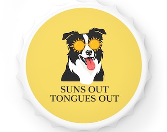 サンズアウト・タングスアウト・ボーダーコリーのボトルオープナー｜犬好きのためのボトルオープナー