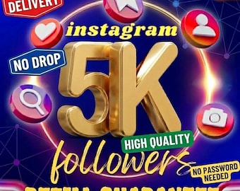 Instagram Wachstumsservice | 5.000+ Follower Boost | Pro Account Strategie | Influencer Status | Schnelle IG-Förderung | Kein Passwort erforderlich