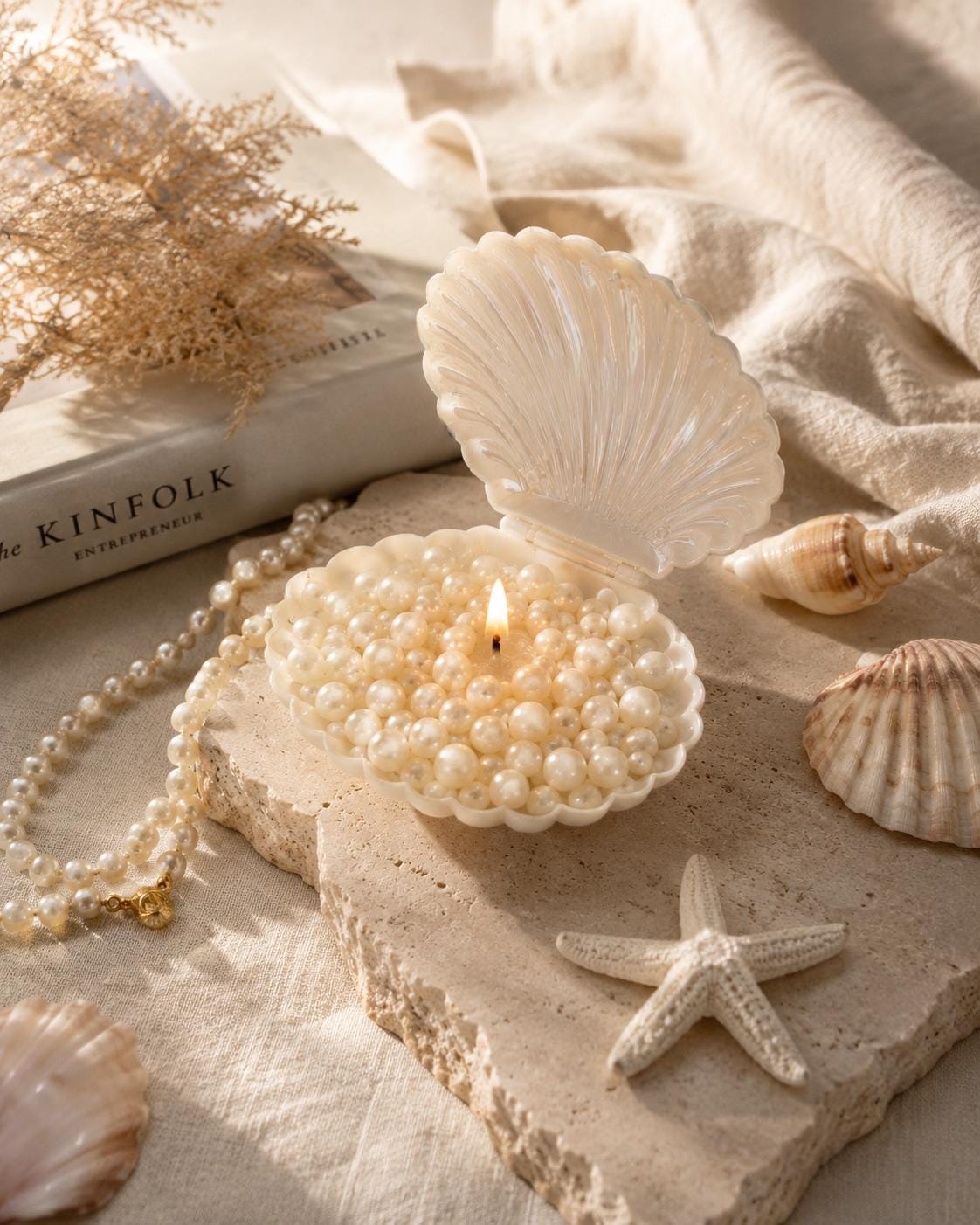 Shell candle - Etsy 日本