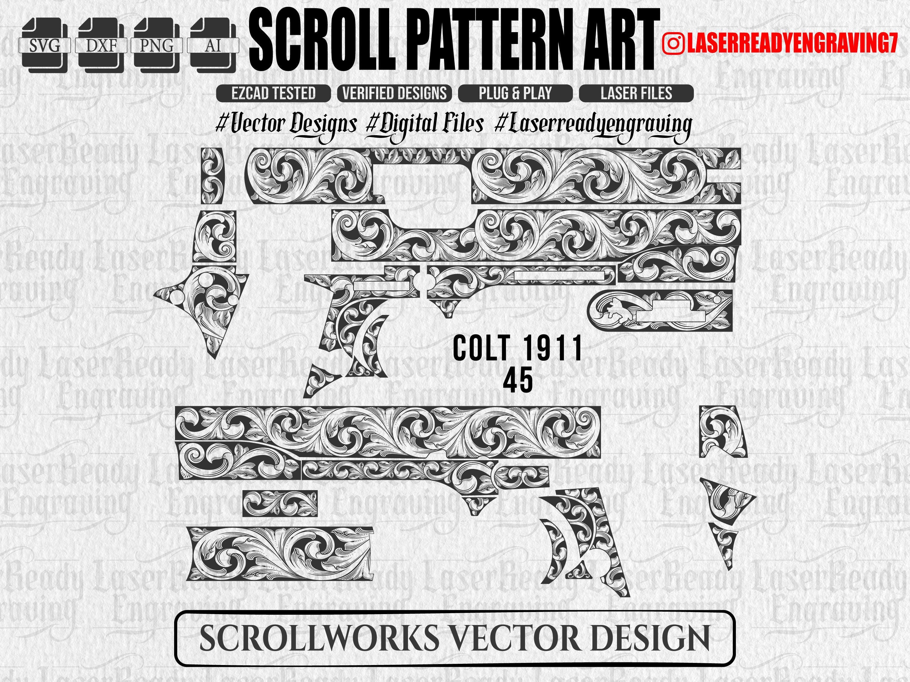 Springfield 1911 Engraving Template - Etsy