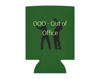 Enfriador de latas para golfistas fuera de la oficina / Espuma de cerveza... Siempre fresco