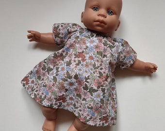 Baby Born Doll Dress Sewing Pattern, 42cm/17inch Rose Dress PDF Tutorial (Instant Download)