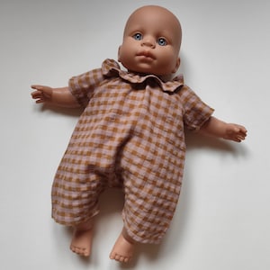 Baby Born docka Playsuit sömnadsmönster, 42 cm/17 tum Molly Jumpsuit PDF-handledning (nedladdning direkt)