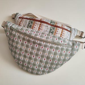 Erwachsenen Jumbo Bauchtasche Schnittmuster PDF, Nähanleitung (Instant Download)
