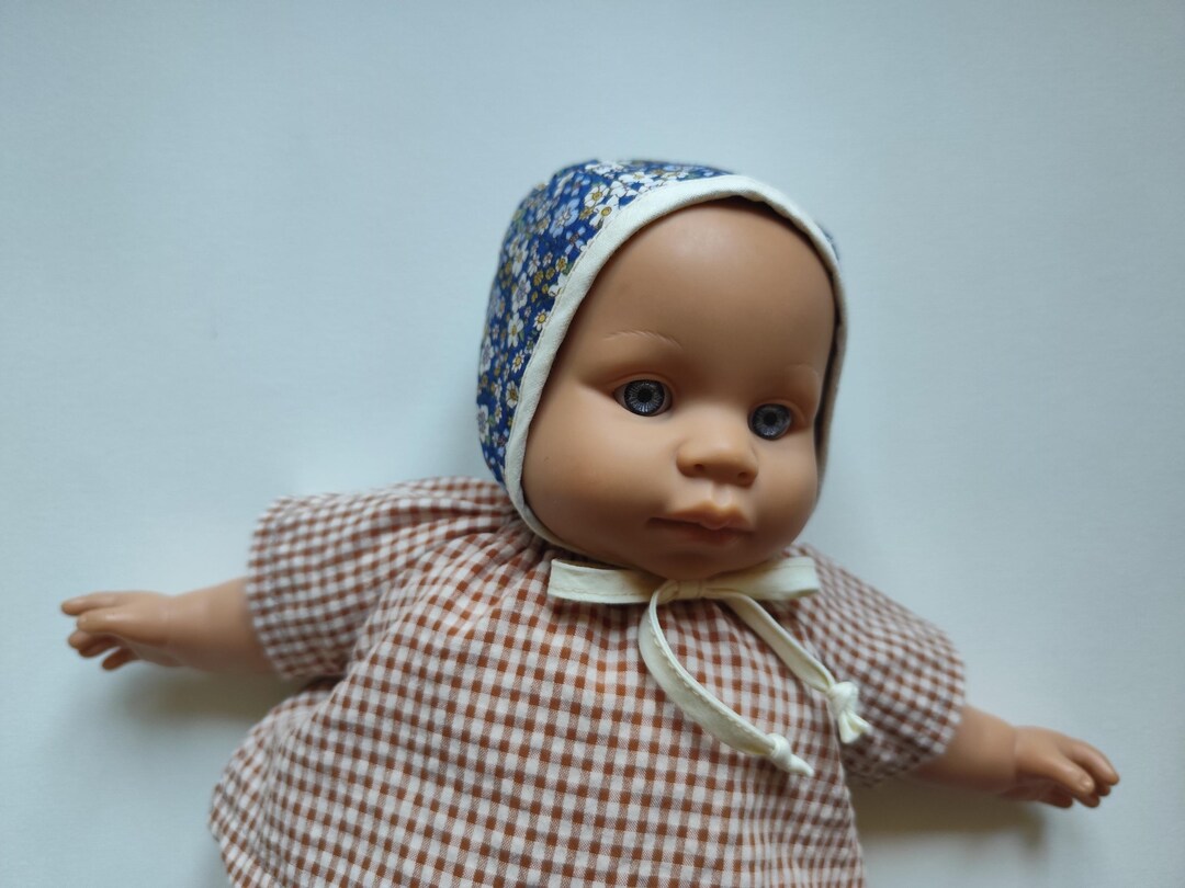 Mini Doll Bonnet Pattern Baby Born Doll Bonnet Sewing Pattern, 42cm/17inch Bonnet PDF Tutorial ...