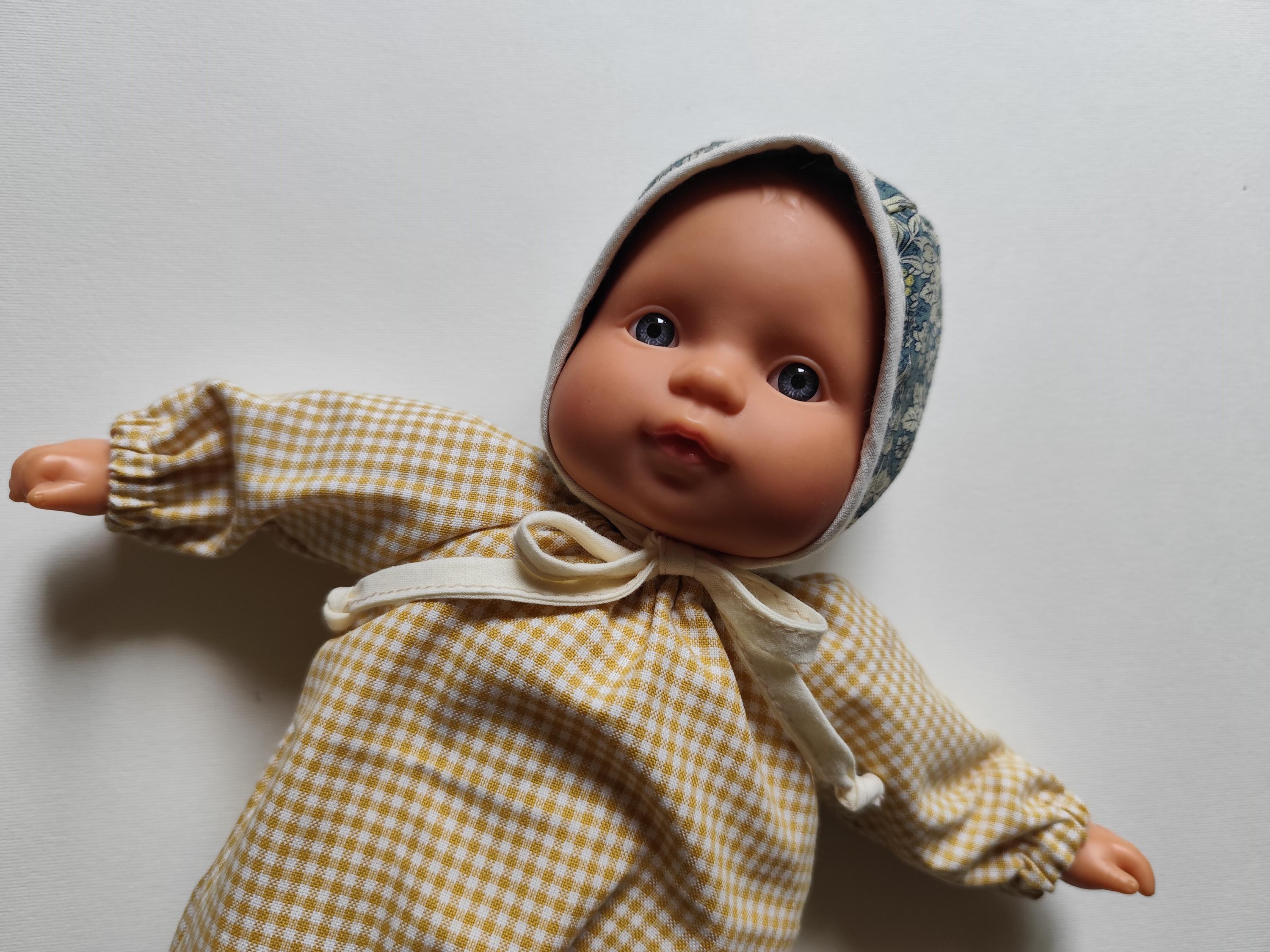Mini Doll Bonnet Pattern Miniland Doll Bonnet Sewing Pattern, 32cm/12inch Bonnet PDF Tutorial ...