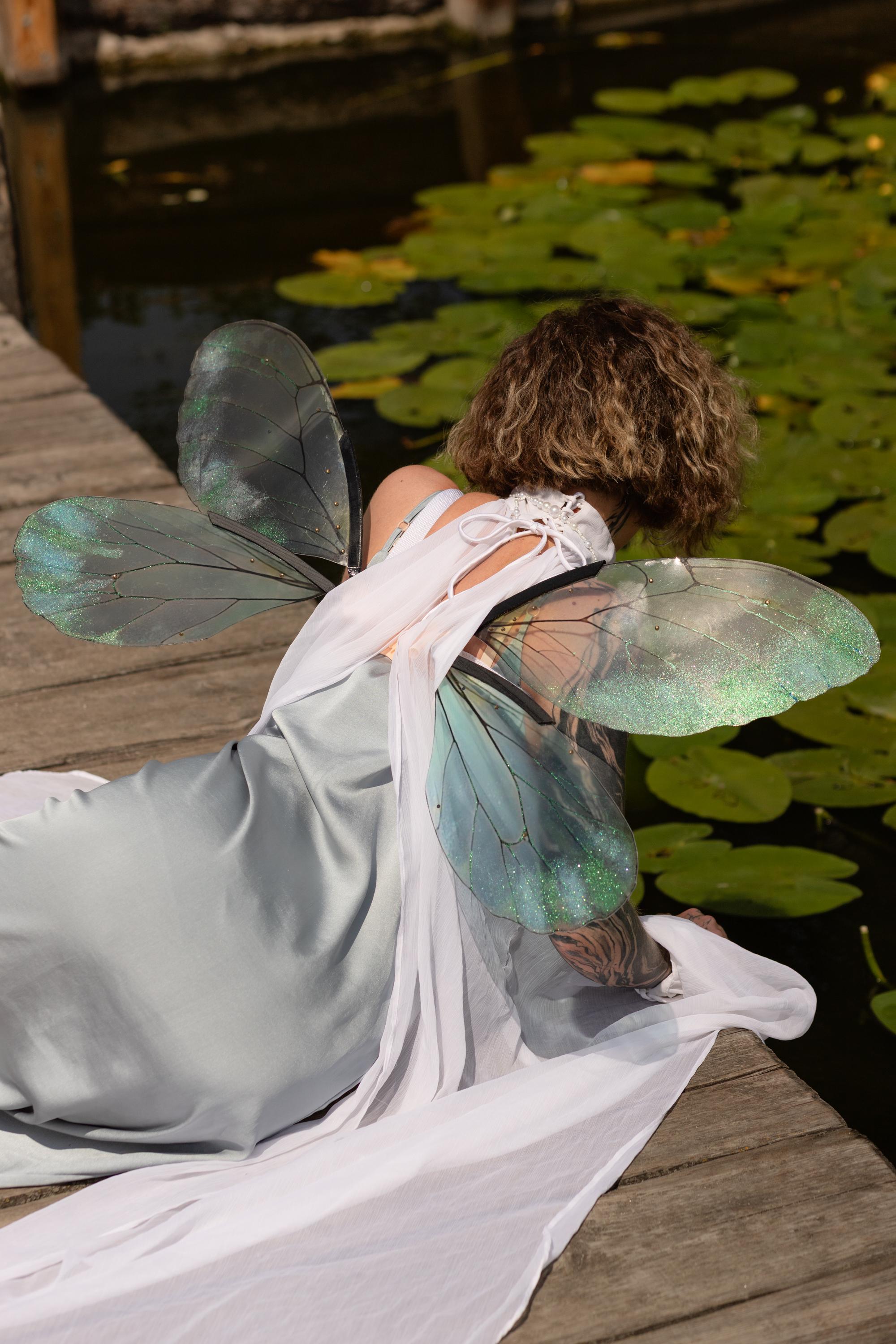 Small Fairy Wings, Woodland Cosplay Costume Accessories, 3D Printed Wings For Photoshoot, Rave Festival Gift