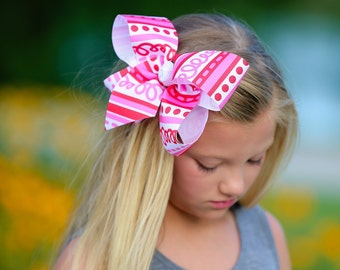Valentine hair bows | Etsy