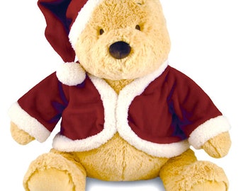 christmas winnie the pooh plush