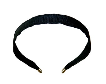 Black Thin Girl's Headband - School Uniform Headbands, Black Headbands, Girl's Black Headband, Girl's School Uniform Headbands