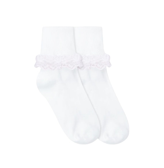 White Lace Socks Girl's Dress Socks White Lace Socks | Etsy