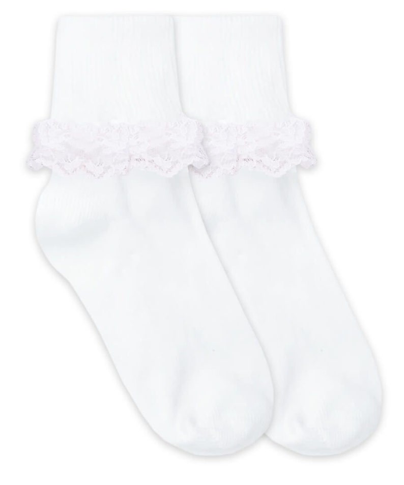 White Lace Socks Girl's Dress Socks White Lace Socks Etsy