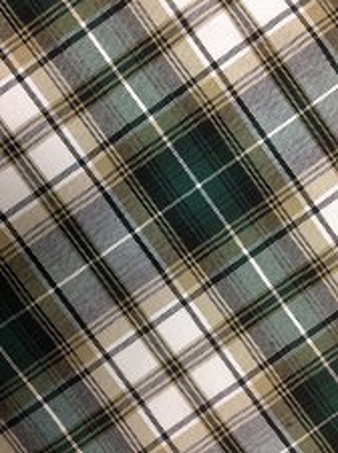 Hunter Green & Khaki Plaid Thin Headband School Uniform Etsy