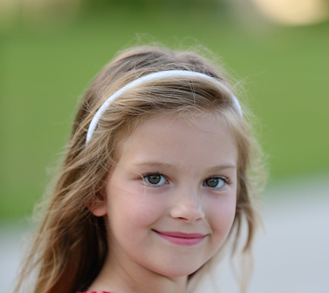 White Glitter Headband White Headband, Glitter Headband, First Communion Headband, Special