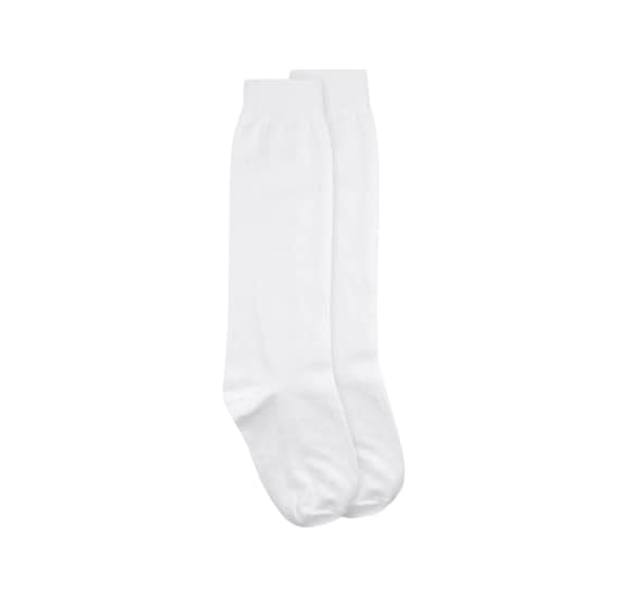 12 pares de calcetines altos hasta la rodilla para niñas y niños, uniforme  escolar largo, calcetines blancos, uniformes de vestir, calcetines suaves