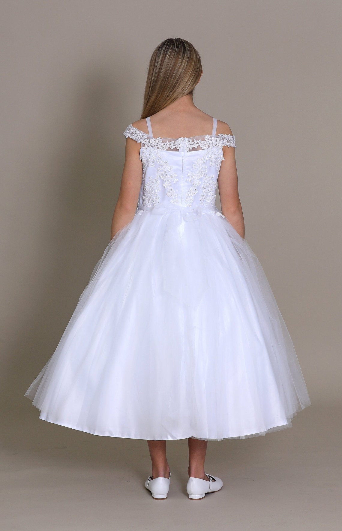 Daisy White or Ivory Communion Dress 1st Communion Dresses | Etsy