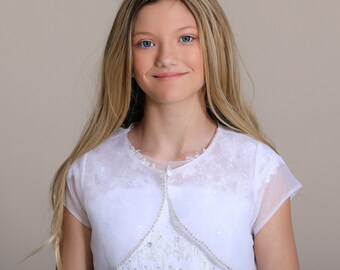 first communion bolero jacket