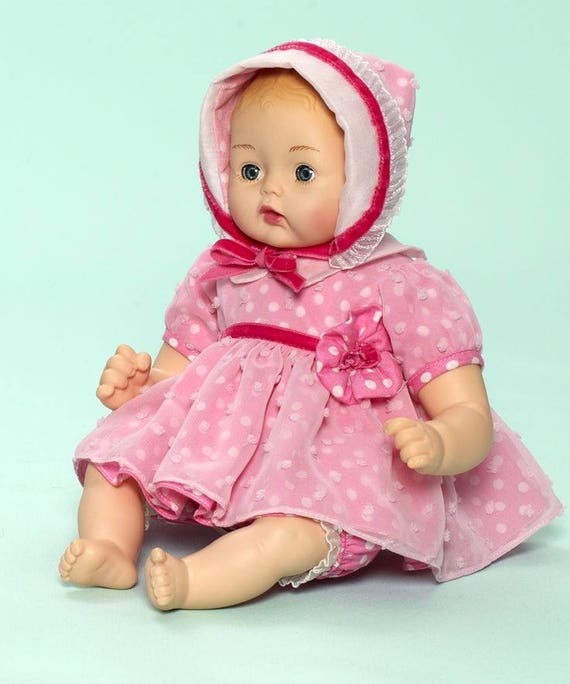 madame alexander pink check huggums