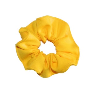 Yellow Hair Scrunchie - School Uniform Scrunchie, Yellow Scrunchie, School Colors, Uniform Scrunchie, Solid Yellow Hair Scrunchie, Scrunchie