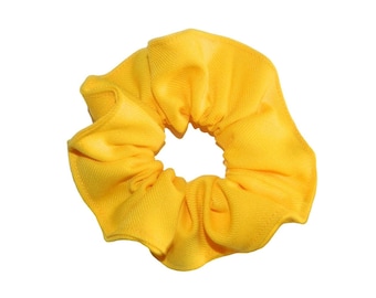 Yellow Hair Scrunchie - School Uniform Scrunchie, Yellow Scrunchie, School Colors, Uniform Scrunchie, Solid Yellow Hair Scrunchie, Scrunchie