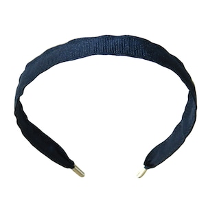 Navy Blue Thin Headband - Uniform Headbands, Navy Blue Headband, Navy Headbands, Solid Navy Headbands, School Uniform, Thin Navy Headbands