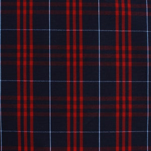 Navy & Red Plaid 1.5 Headband School Uniform Headbands, Plaid Headbands, Plaid 36, Navy and Red Plaid, Plaid 36, Hamilton Plaid, Plaid 37 image 2