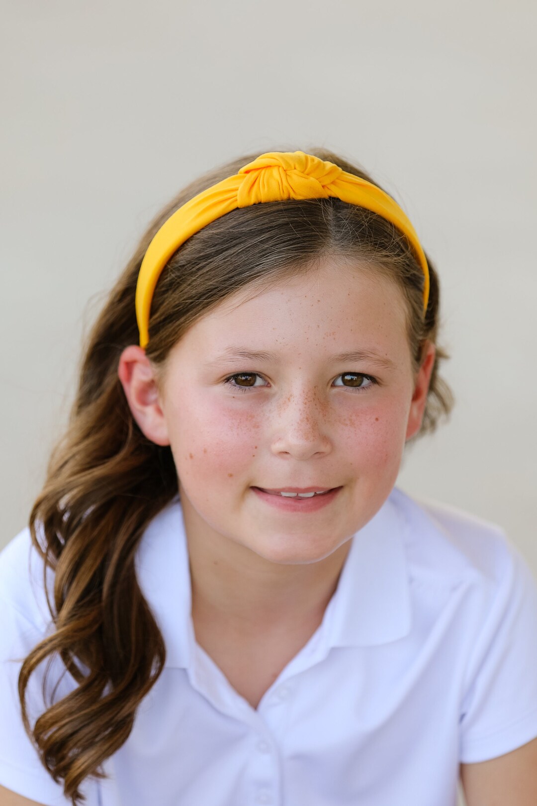 Girls Top Knot Headband - Royal Metallic main image 1
