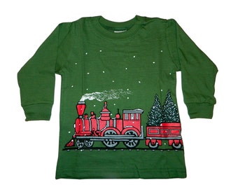 Christmas train shirt Clearance